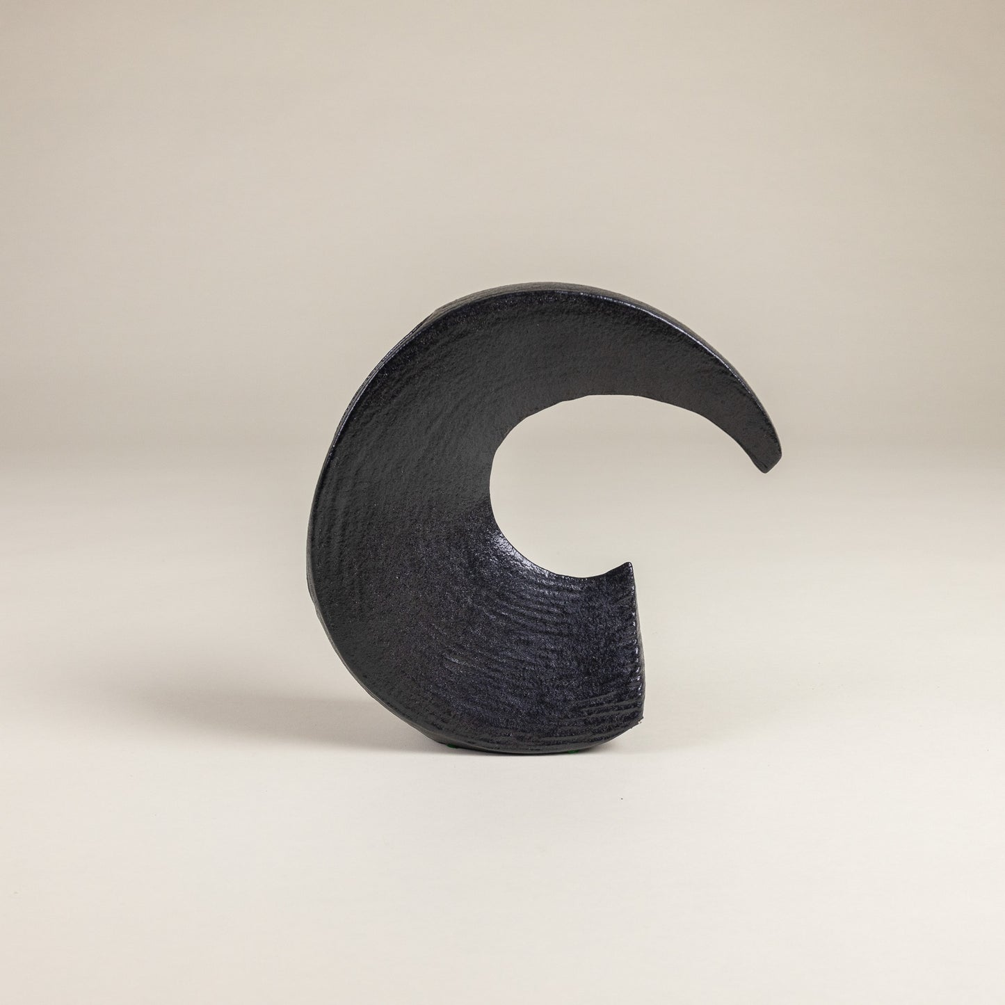 Modernist Ceramic Horn Shaped Vessel