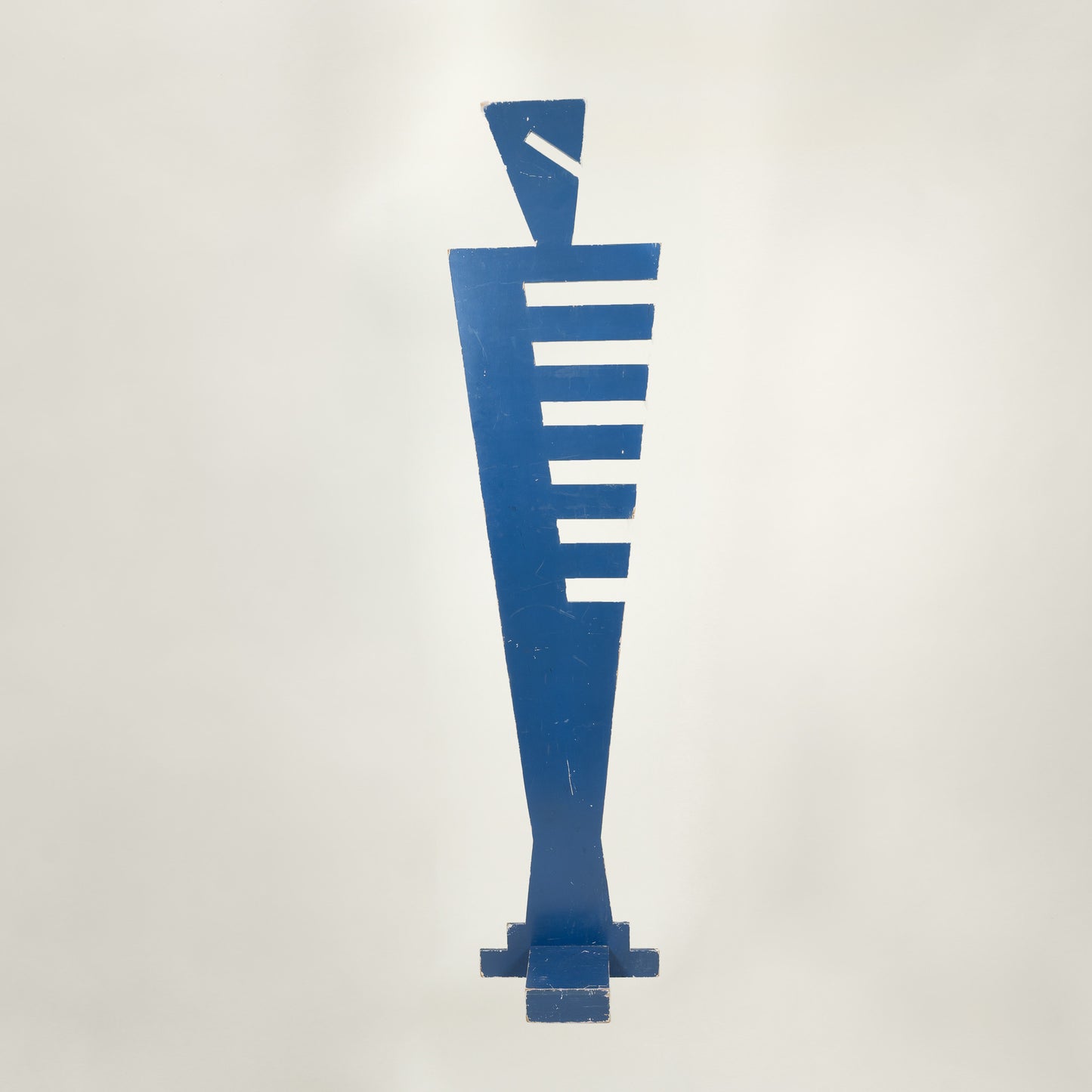 Constructivist Cobalt Blue Wooden Mannequin