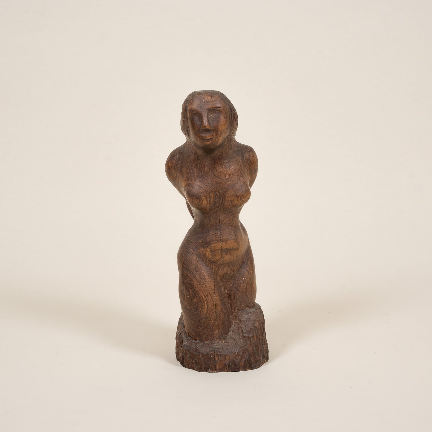 Folk Art Female Form Sculpture