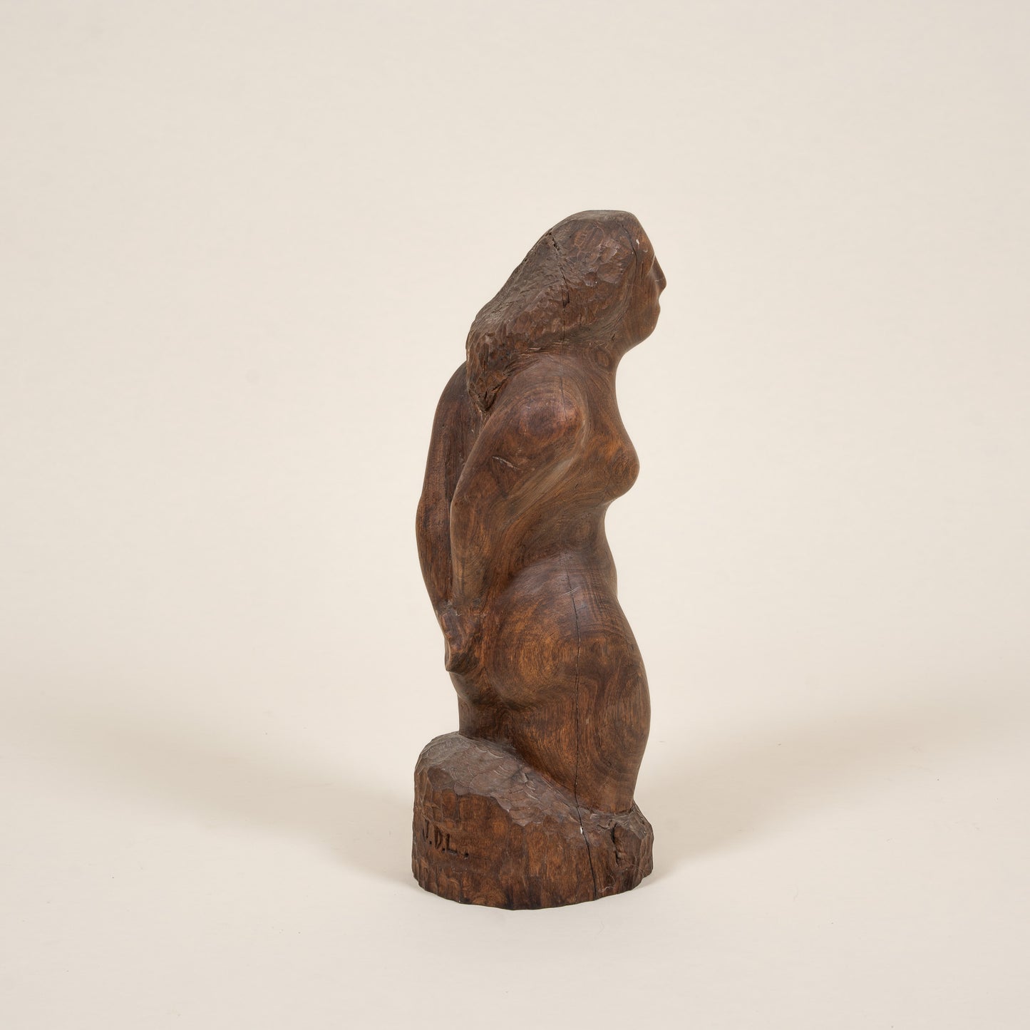 Folk Art Female Form Sculpture