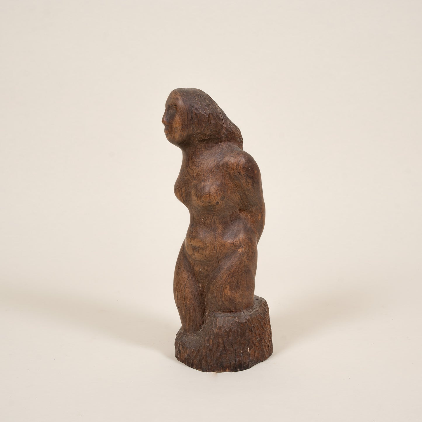 Folk Art Female Form Sculpture