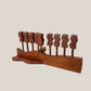 Handmade Walnut Menorah by Ed Cohen 1996