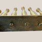 Solid Brass Modernist Menorah by Sid Goldberg 1998