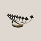 Hand Painted Artisan Menorah