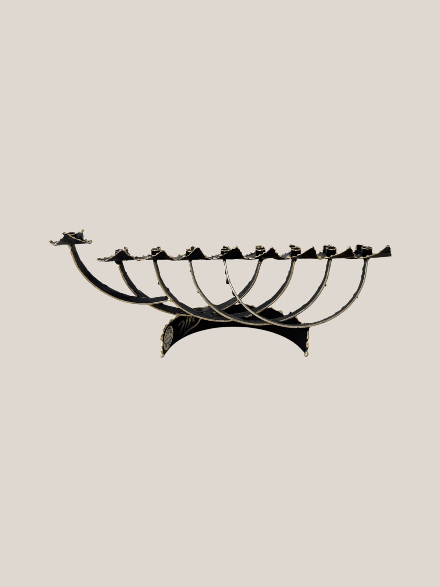 Hand Painted Artisan Menorah
