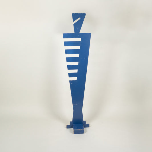 Constructivist Cobalt Blue Wooden Mannequin